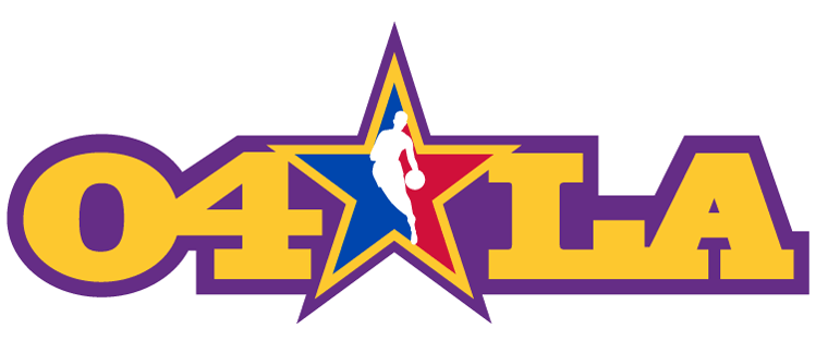 NBA All-Star Game 2004 Wordmark Logo DIY iron on transfer (heat transfer)